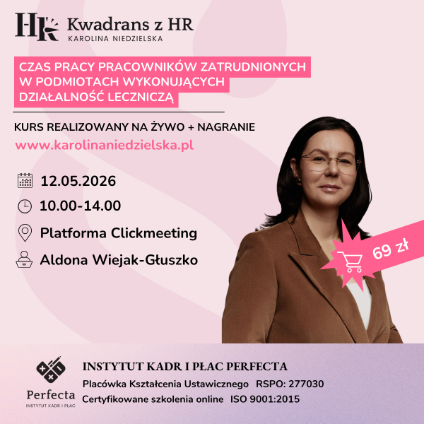 Czas pracy pracowników zatrudnionych w podmiotach wykonujących działalność leczniczą - 12.05.2026