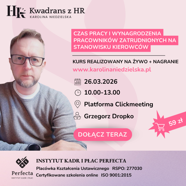 Czas pracy i wynagrodzenia pracowników zatrudnionych na stanowisku kierowców 26.03.2026