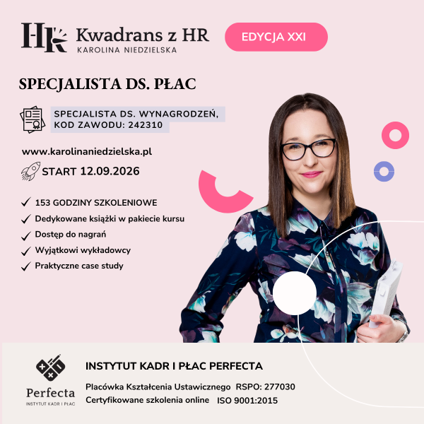 Kurs Specjalista ds. Płac edycja XXI - nie zawiera zestawu książek