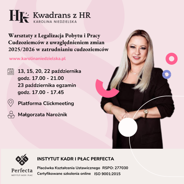 Warsztaty z Legalizacja Pobytu i Pracy Cudzoziemców z uwzględnieniem zmian 2025/2026 w zatrudnianiu cudzoziemców - edycja XII