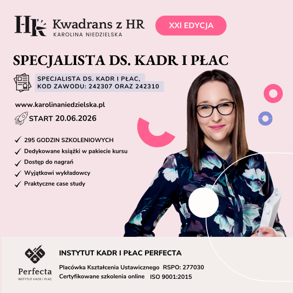 Kurs Specjalista ds. Kadr i Płac - edycja XXI