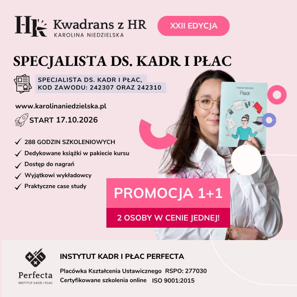 Kurs Specjalista ds. Kadr i Płac - edycja XXII