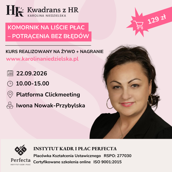 Komornik na liście płac – potrącenia bez błędów - 22.09.2026