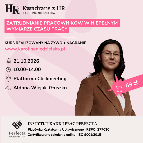 Zatrudnianie pracowników w niepełnym wymiarze czasu pracy - 21.10.2026