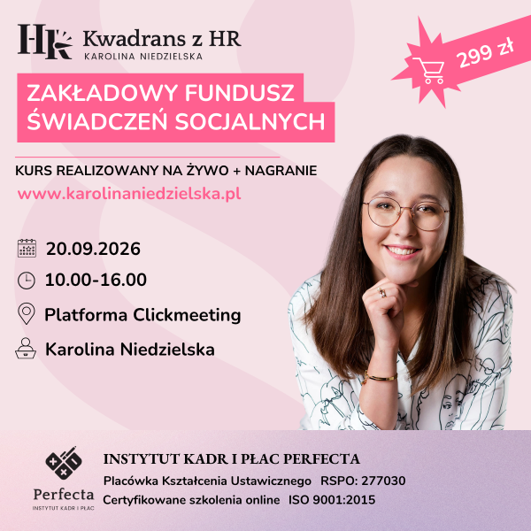Zakładowy Fundusz Świadczeń Socjalnych - 20.09.2026