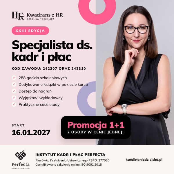 Kurs Specjalista ds. Kadr i Płac - edycja XXIII