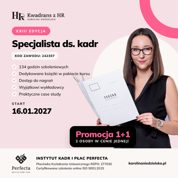 Kurs Specjalista ds. Kadr - edycja XXIII